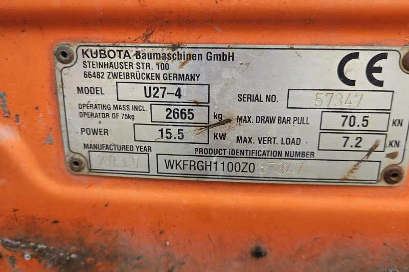 OmecoHub - Immagine KUBOTA U27-4